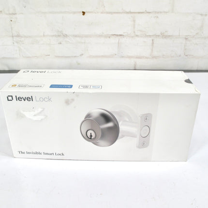 Level Lock C-E12U Model C2 The Invisible Smart Lock Silver Ring Alexa Compatible