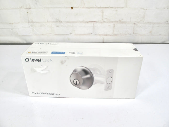 Level Lock C-E12U Model C2 The Invisible Smart Lock Silver Ring Alexa Compatible