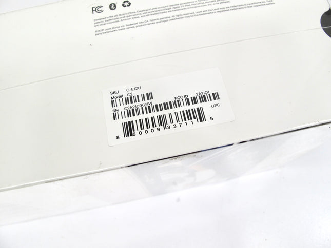 Level Lock C-E12U Model C2 The Invisible Smart Lock Silver Ring Alexa Compatible
