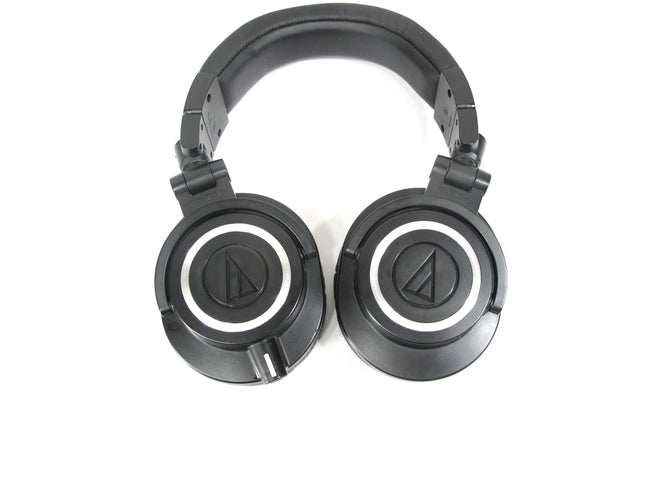 Audio-Technica ATH-M50X Professional Studio Monitor Headphones, Black