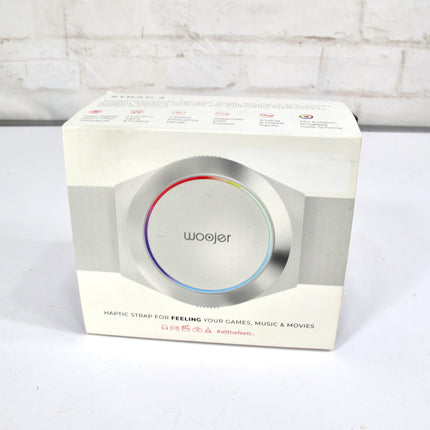 Woojer WJRS3-101WN Haptic Strap 3 for Games, Music, Movies, VR and Wellness - White