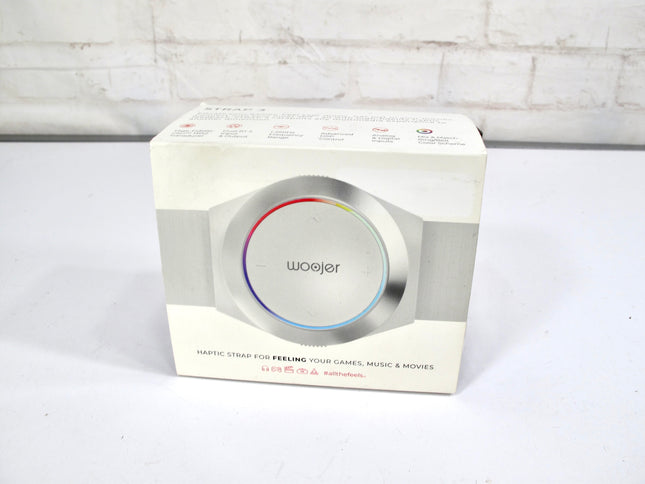 Woojer WJRS3-101WN Haptic Strap 3 for Games, Music, Movies, VR and Wellness - White