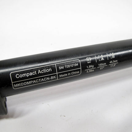 Manfrotto MKCOMPACTACN-BK 61" Camera Tripod with Camcaddie Scropion Jr. Stabilizer