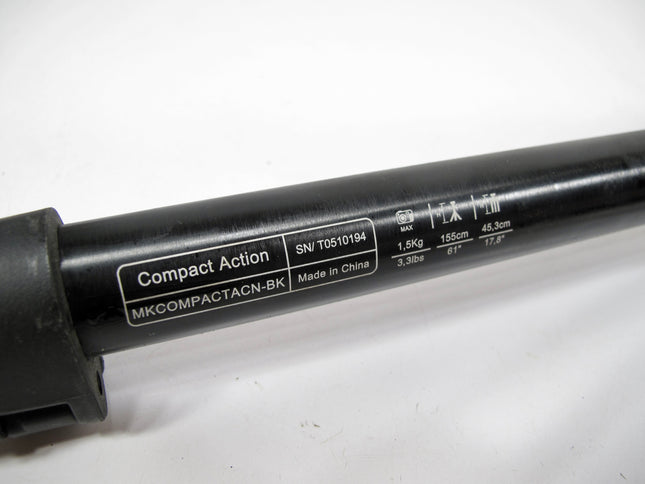 Manfrotto MKCOMPACTACN-BK 61" Camera Tripod with Camcaddie Scropion Jr. Stabilizer
