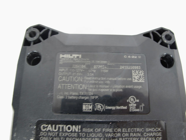 Hilti C 4-22 Nuron Lithium Power Tool Battery Charger Li-Ion