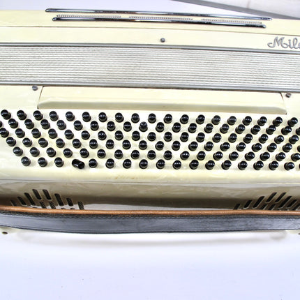Milanti Vintage 41 Key 120 Bass 5 Treble 1 Bass Register Piano Accordion Italy