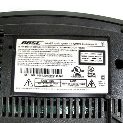 Bose Wave Music System III 3 Sound Touch CD Player AM/FM Radio w/ Remote