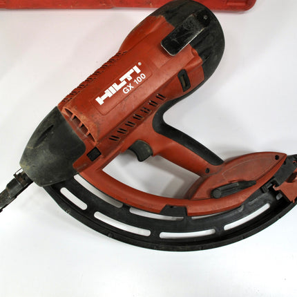 Hilti GX 100 Gas-Actuated Fastening Tool Concrete Nailer w/Case