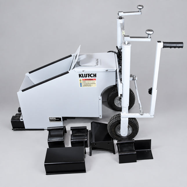 Klutch Electric Walk-Behind Concrete Curb Machine, 5.8in. Working Width, 3/4