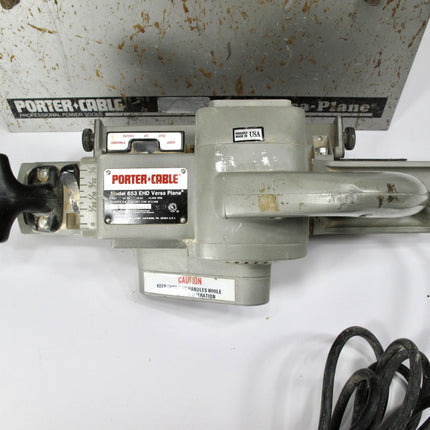 Porter Cable Model 653 EHD Versa Planer Electric Hand Plane