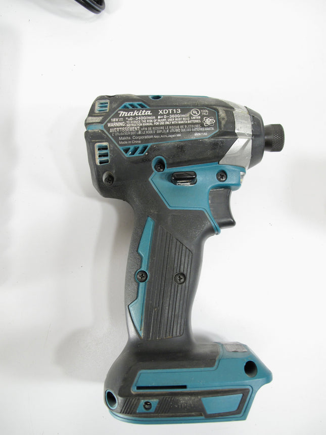 Makita XDT13Z 18-Volt 1/4-Inch LXT Brushless Cordless Impact Driver