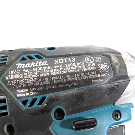 Makita XDT13Z 18-Volt 1/4-Inch LXT Brushless Cordless Impact Driver