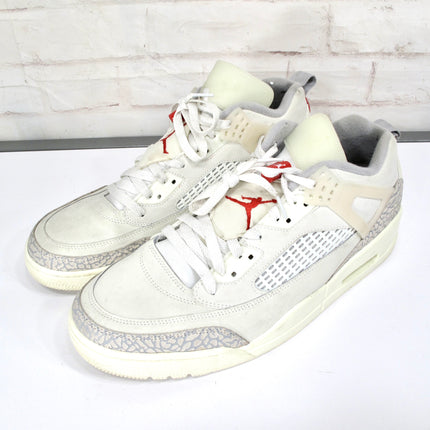 Nike Air Jordan Spizike Low Men's Sneakers US Size 13. Sail Coconut Milk Red