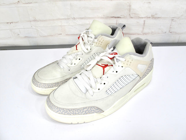 Nike Air Jordan Spizike Low Men's Sneakers US Size 13. Sail Coconut Milk Red