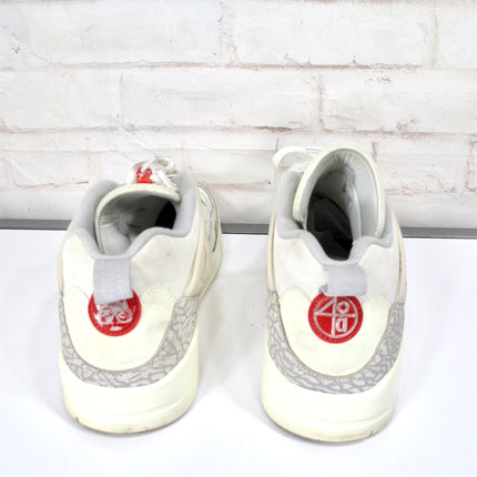 Nike Air Jordan Spizike Low Men's Sneakers US Size 13. Sail Coconut Milk Red