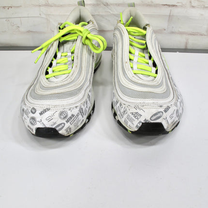 Nike Air Max 97 White-Volt-Black-Platinum Reflective Logo Mens Size 13 DH0006-100
