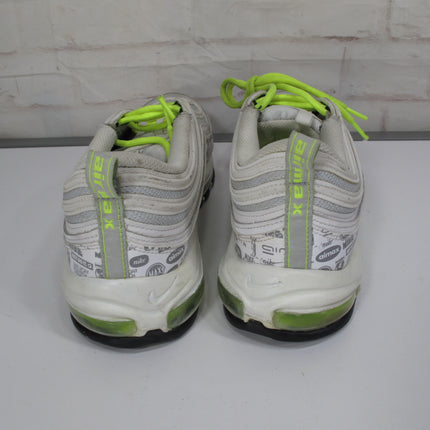 Nike Air Max 97 White-Volt-Black-Platinum Reflective Logo Mens Size 13 DH0006-100
