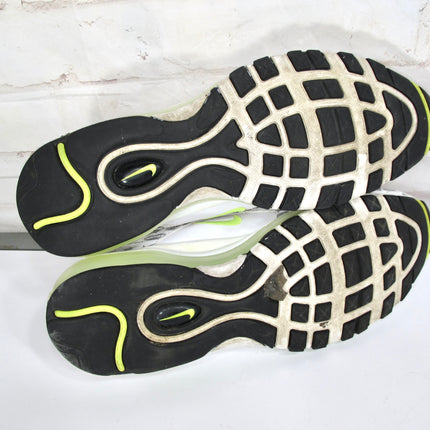 Nike Air Max 97 White-Volt-Black-Platinum Reflective Logo Mens Size 13 DH0006-100