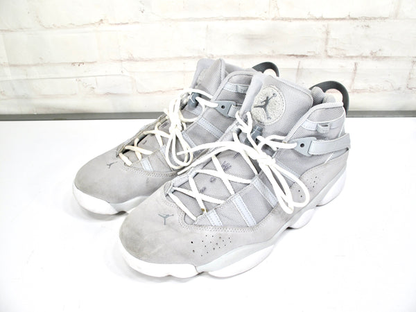 Nike Air Jordan 6 Rings Wolf Grey White Cool Grey 322992-009- Men's Size 13