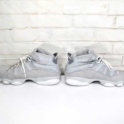 Nike Air Jordan 6 Rings Wolf Grey White Cool Grey 322992-009- Men's Size 13