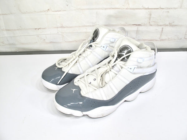 Nike Air Jordan 6 Rings Mens Size 13 Cool Grey White Shoes 322992-121