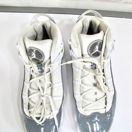 Nike Air Jordan 6 Rings Mens Size 13 Cool Grey White Shoes 322992-121