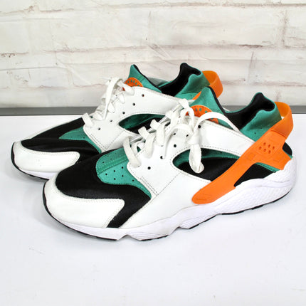 Nike Air Huarache Miami Hurricanes White Green Orange DD1068-111 Men's 13