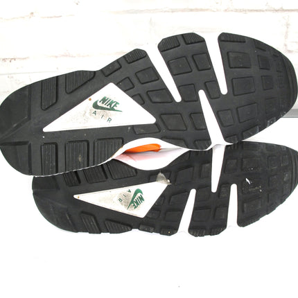 Nike Air Huarache Miami Hurricanes White Green Orange DD1068-111 Men's 13