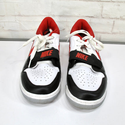 NIKE Air Jordan Legacy 312 Low Men's White Black Wolf Grey Fire Red Size 11.5