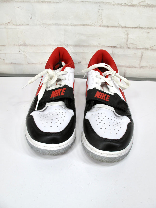 NIKE Air Jordan Legacy 312 Low Men's White Black Wolf Grey Fire Red Size 11.5