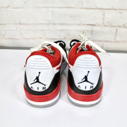 NIKE Air Jordan Legacy 312 Low Men's White Black Wolf Grey Fire Red Size 11.5