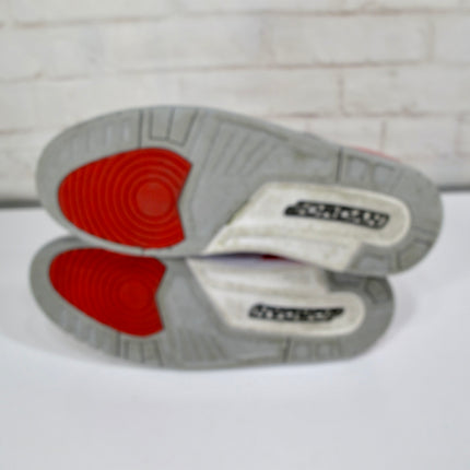 NIKE Air Jordan Legacy 312 Low Men's White Black Wolf Grey Fire Red Size 11.5