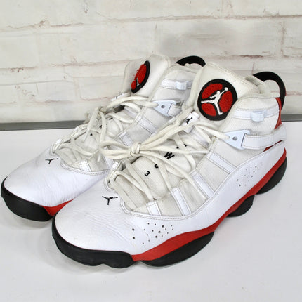 Nike Air Jordan 6 Rings Cherry White Black 322992-126 Men's Size 13