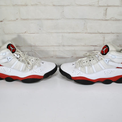 Nike Air Jordan 6 Rings Cherry White Black 322992-126 Men's Size 13