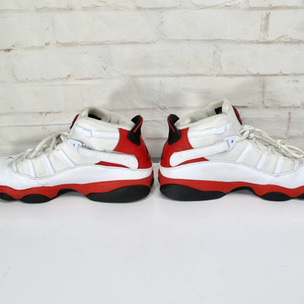 Nike Air Jordan 6 Rings Cherry White Black 322992-126 Men's Size 13