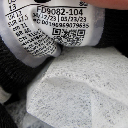 Nike Mens Air Max 1 FD9082-104 White Running Shoes Sneakers Size 13
