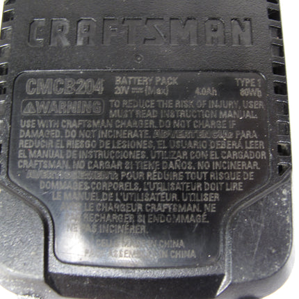Craftsman CMCB204 V20 Lithium Ion Battery 4.0 A