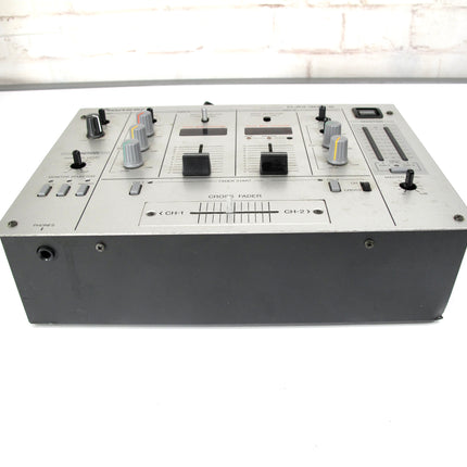 Pioneer DJM-300-S Two Channel DJ Mixer Silver Level Display With BPM Counter
