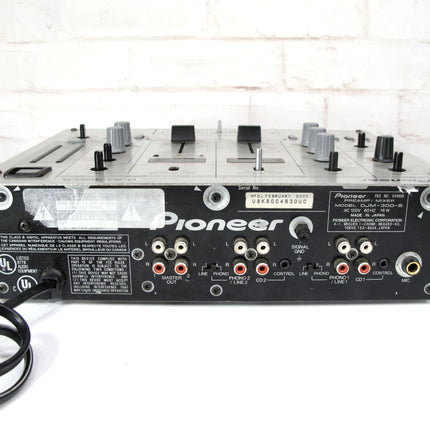 Pioneer DJM-300-S Two Channel DJ Mixer Silver Level Display With BPM Counter