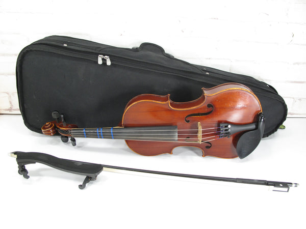 Lisle Model 96 115-1312 Full Size 4/4 Violin w/ Glasser Bow & Case