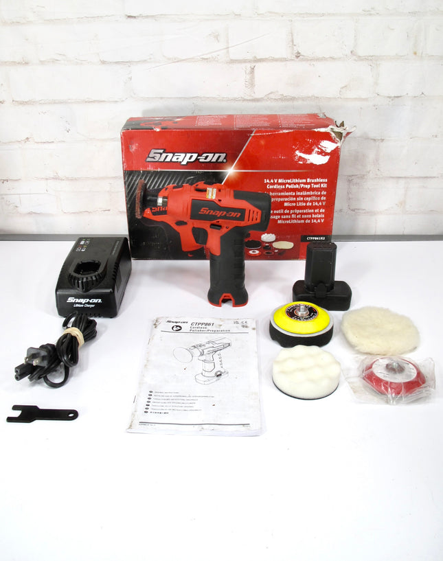 Snap-On CTPP861 14.4v Micro-Lit Brushless Cordless Polish Surface Prep Tool