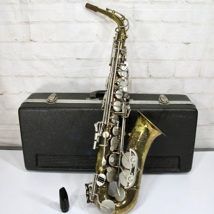 Selmer Bundy II Student Model Alto Saxophone Sax w/ Mouthpiece & Case