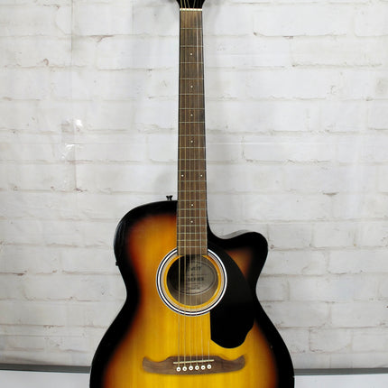 Fender FA-135CE Concert Acoustic-Electric Guitar Sunburs