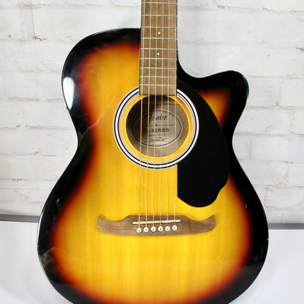 Fender FA-135CE Concert Acoustic-Electric Guitar Sunburs