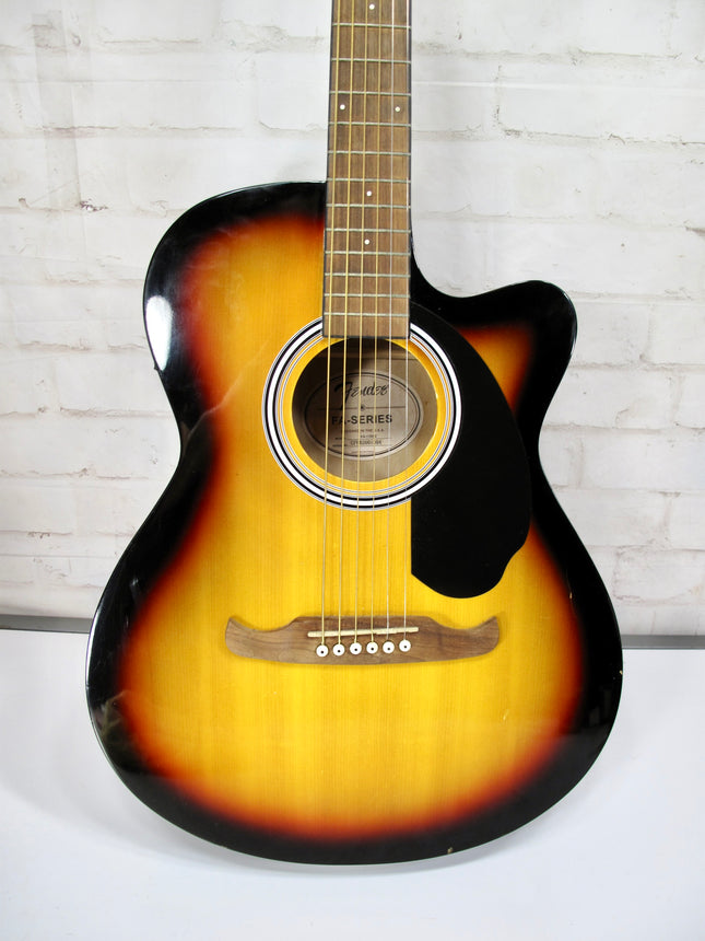 Fender FA-135CE Concert Acoustic-Electric Guitar Sunburs