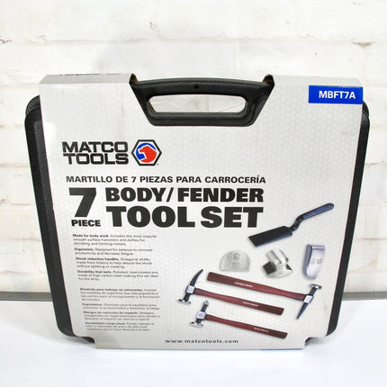 Matco Tools MBFT7A 7 Piece Auto Body Fender Tool Set W/Case