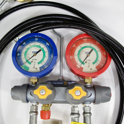 Yellow Jacket 45930 4-Valve TITAN CO2 Transcritical Test Manifold