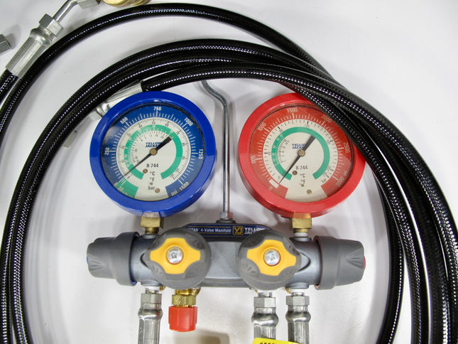 Yellow Jacket 45930 4-Valve TITAN CO2 Transcritical Test Manifold