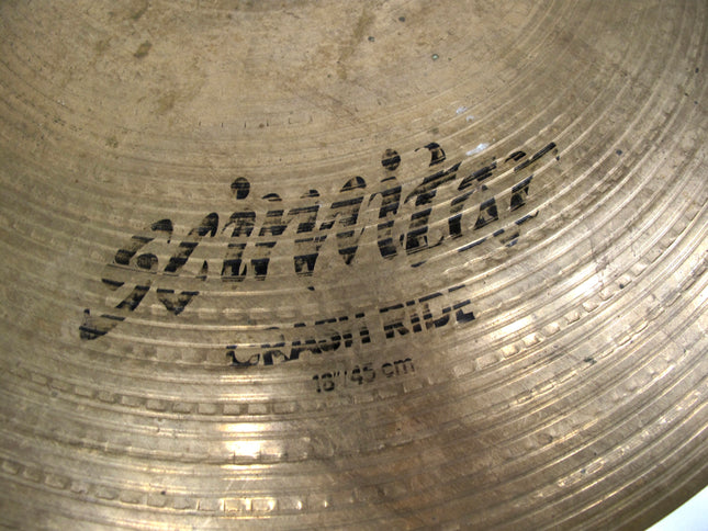 Zildjian Scimitar 18" Crash Ride Drum Cymbal