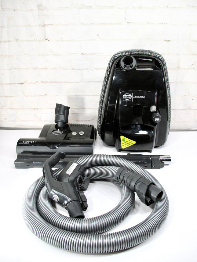 Sebo Airbelt K3 Premium Canister Vacuum Onyx Black